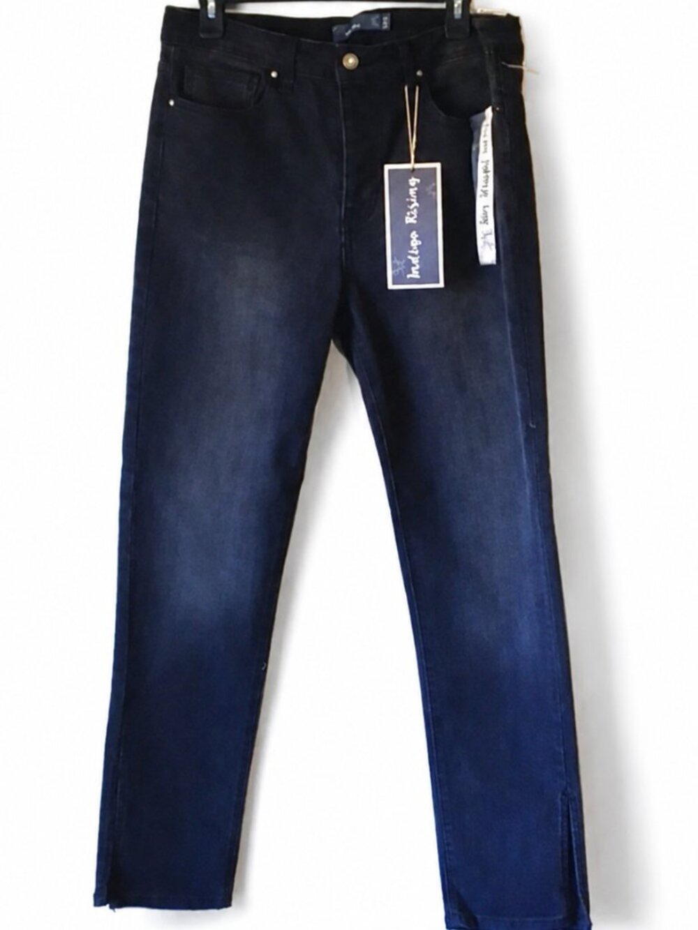 Size 13 faded black jeans "Comfort Stretch, Slim Through Hips" denim pants Basic